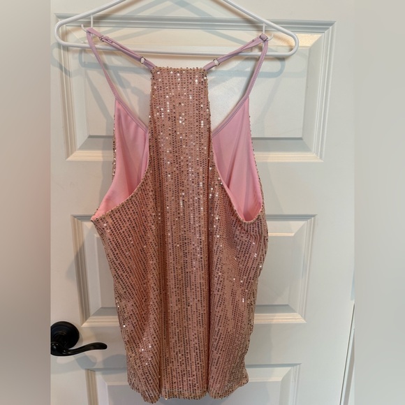 Sequin Embellished Pink Women's Top - Picture 2 of 3